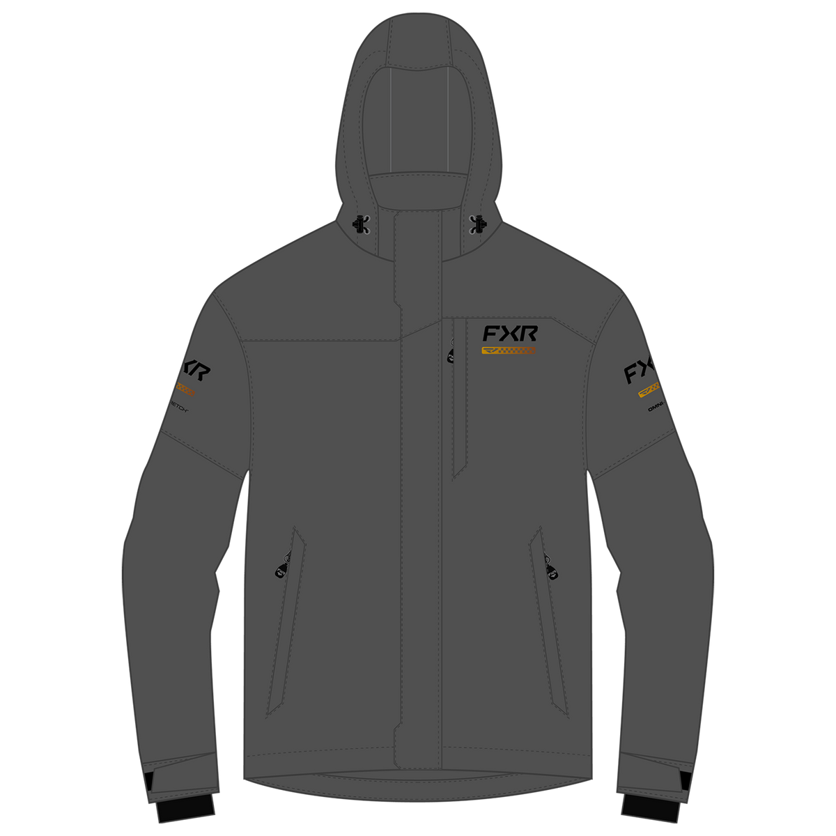 FXR Ascend Jacket Charcoal/Gold