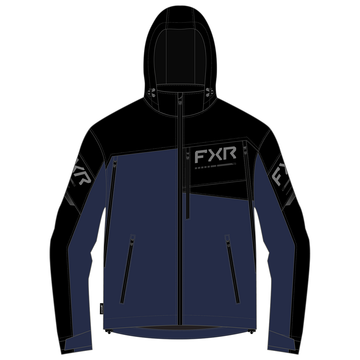 FXR Ascend Softshell Jacket Midnight/Black