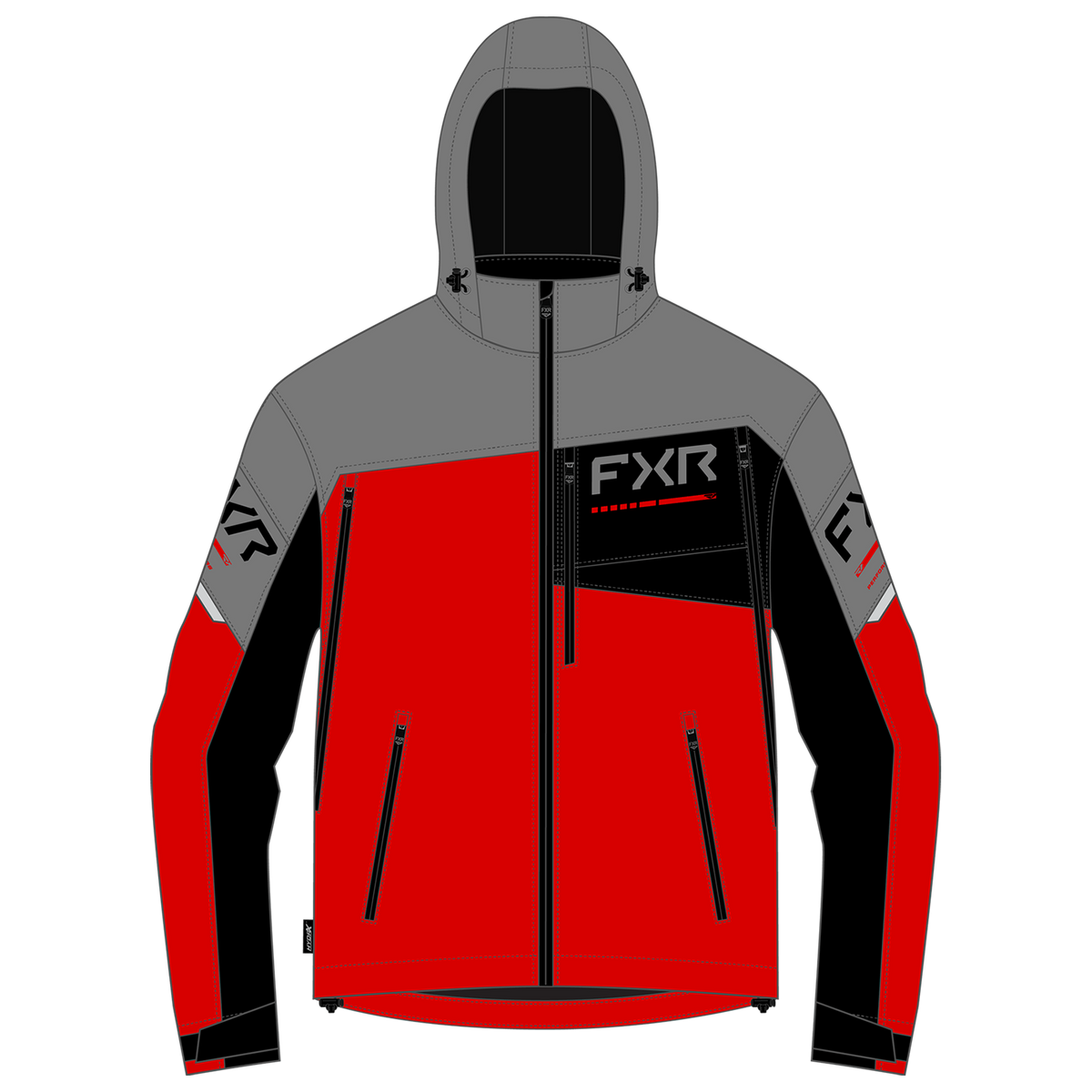 FXR Ascend Softshell Jacket Red/TI