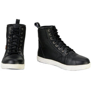 On The Wall Riding Shoes: Milwaukee Leather MBM9004WP Men's Waterproof Black Leather Motorcycle Reinforced Street Riding Shoe