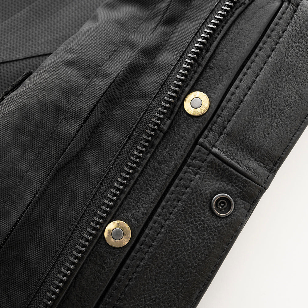 Eagle Hotshot CC Vest Tall: Take on the road with confidence in our Men's Hotshot Leather Vest