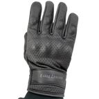 Perforated Choke Motorcycle Gloves Black – Eagle Leather