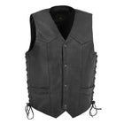 Men's Rancher Western Vest: When the timeless appeal of the Wild West meets the thrill of the open road, you get the Rancher 