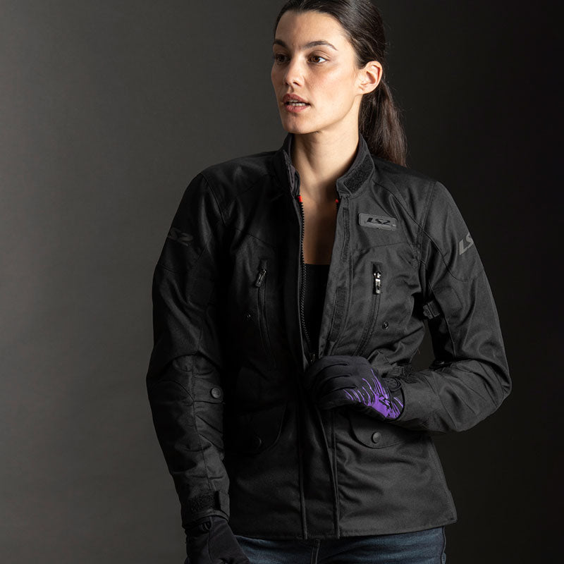 Ladies LS2 Metropolis Jacket: Waterproof urban jacket with removable thermal lining ideal for cold and mild weather