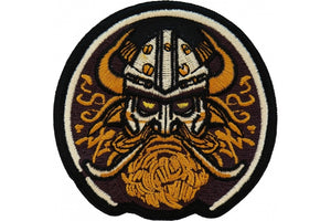 Viking Warrior Round Patch