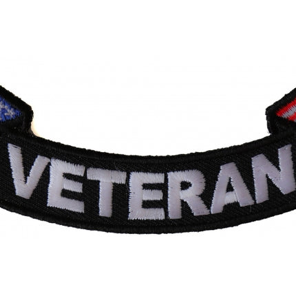 Veteran Back Patch With American Flag