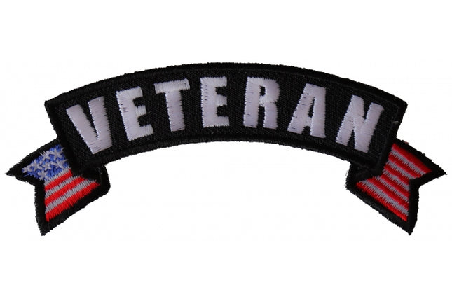 Veteran Patch with American Flag
