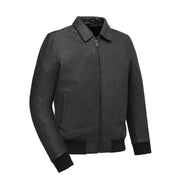 Motorcycle Bomber Leather Jacket: This jacket seamlessly marries timeless design with Armor pockets to provide the rider unpa