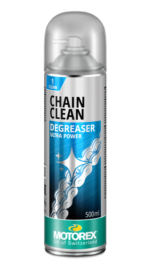 Motorex Chain Clean Degreaser 500 mL aerosol can