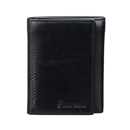 Tri-Fold Wallet Antique Finish: Tri-Fold Wallet Antique Finish