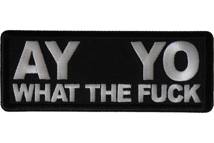 AY YO WTF Patch embroidered product photo