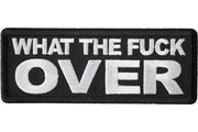 WTF Over Patch embroidered product photo