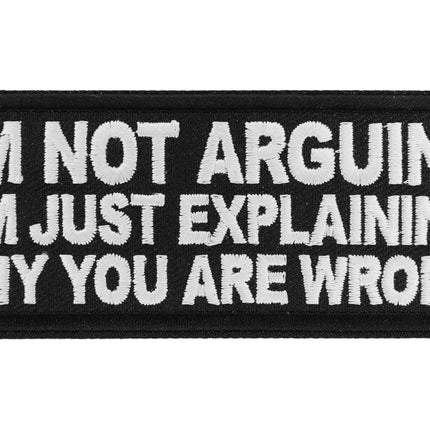 Not Arguing Patch