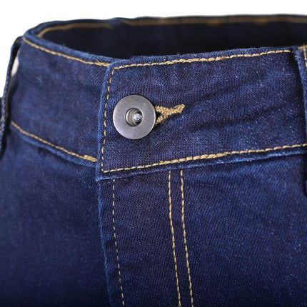 NORU Delta Denim Jeans waistband and front closure detail