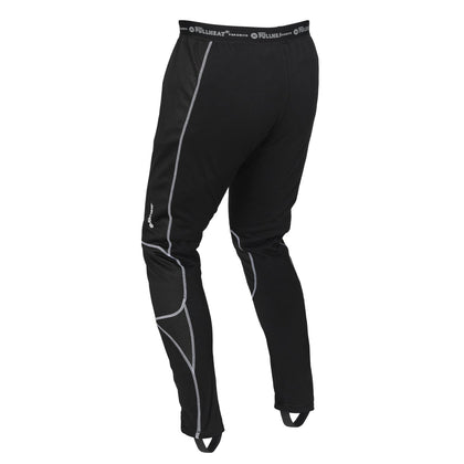 NORU Full Heat Long Johns in black, back angle view