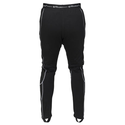 NORU Full Heat Long Johns in black, back view