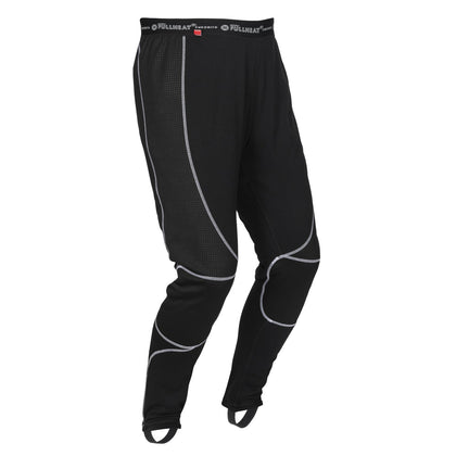 NORU Full Heat Long Johns in black, front angle view