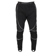 NORU Full Heat Long Johns in black, front view