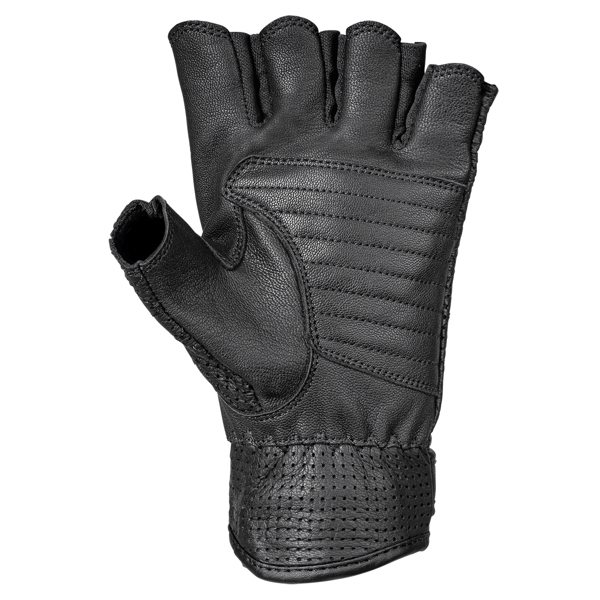NORU Kote Fingerless Leather Gloves reinforced palm