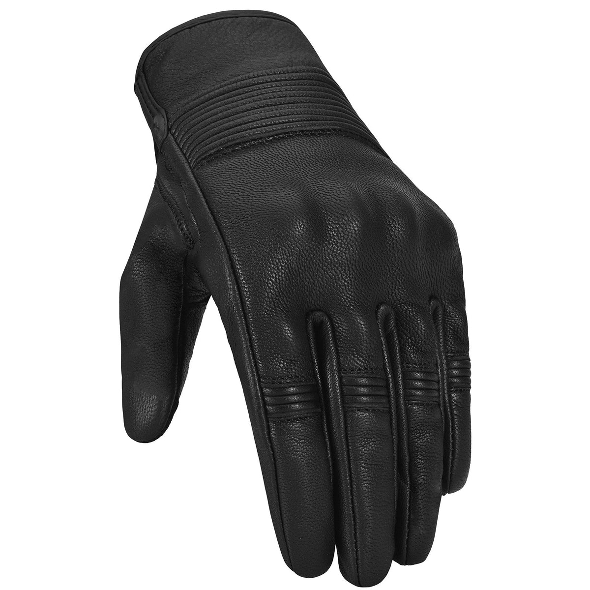 NORU Women's Hoshi Gloves in black, back of hand view