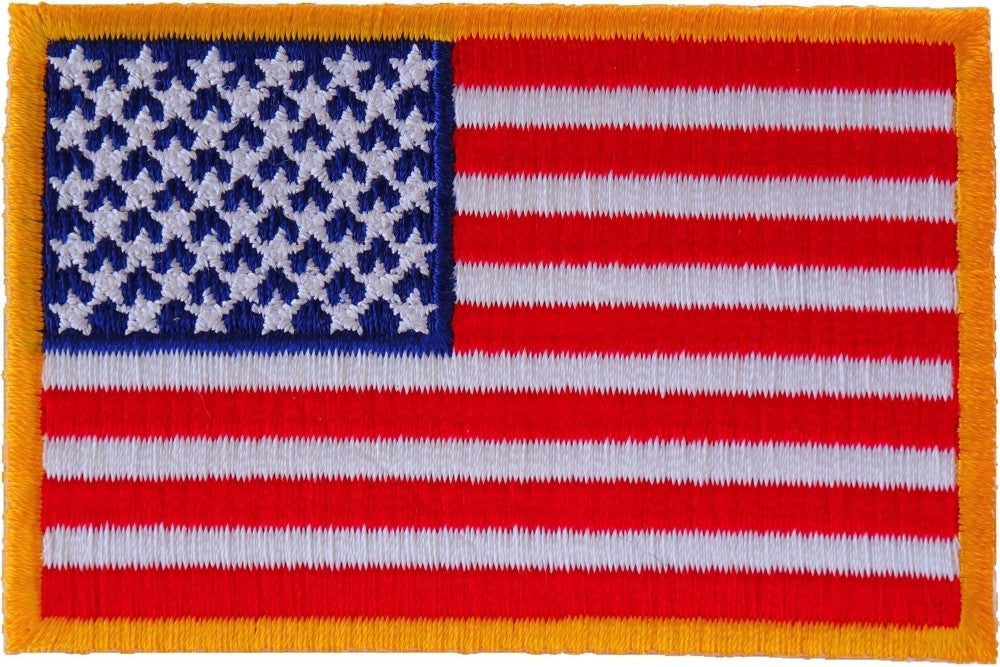 US Flag Red White and Blue Patch 3x2