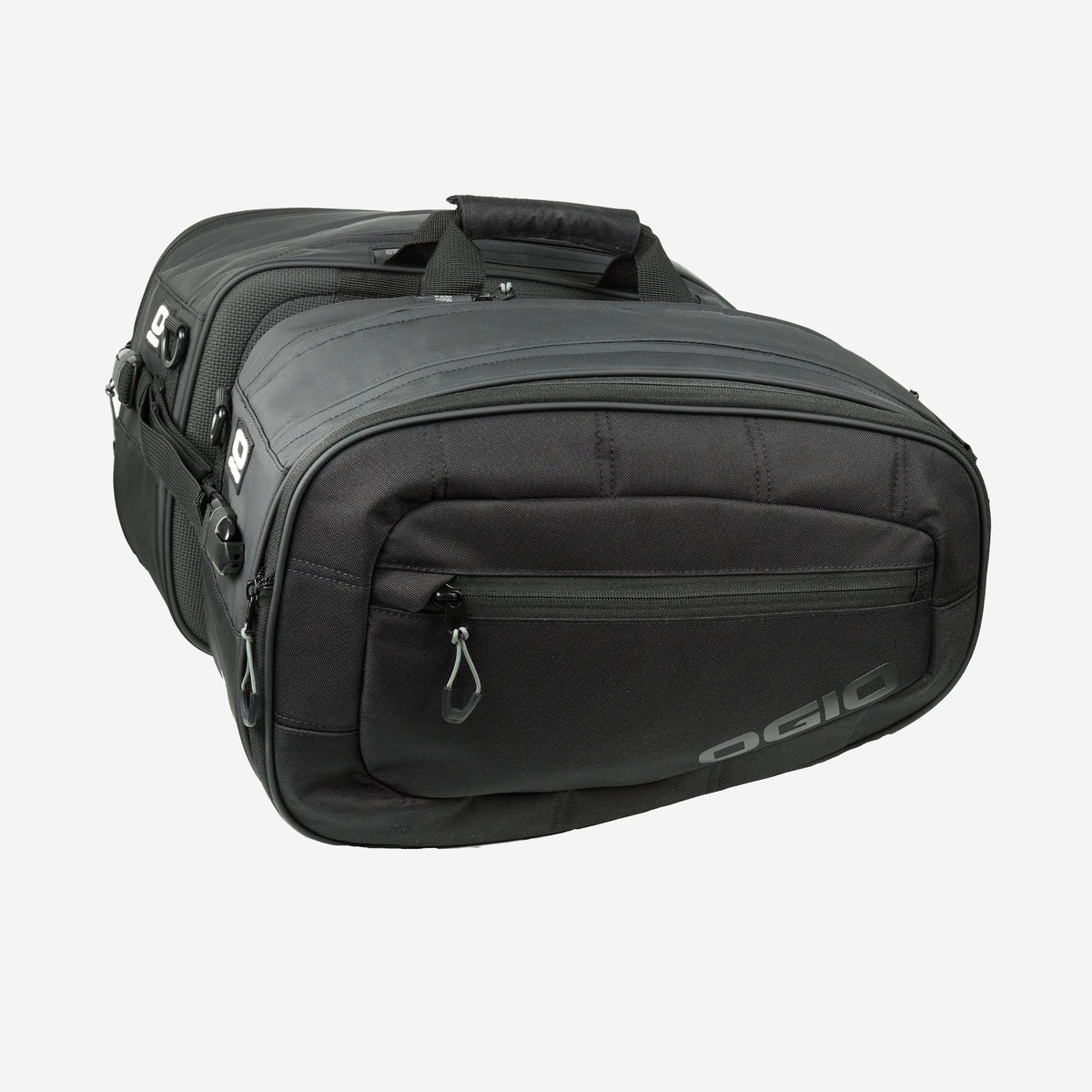 OGIO Saddlebag 2.0 Stealth black, pair studio view