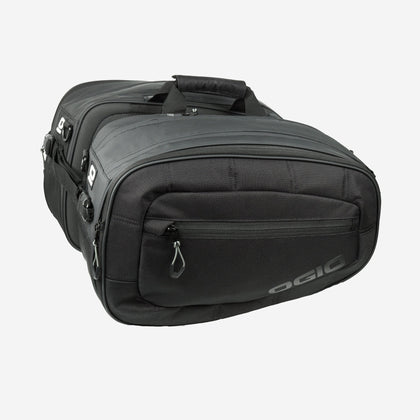 OGIO Saddlebag 2.0 Stealth black, pair studio view