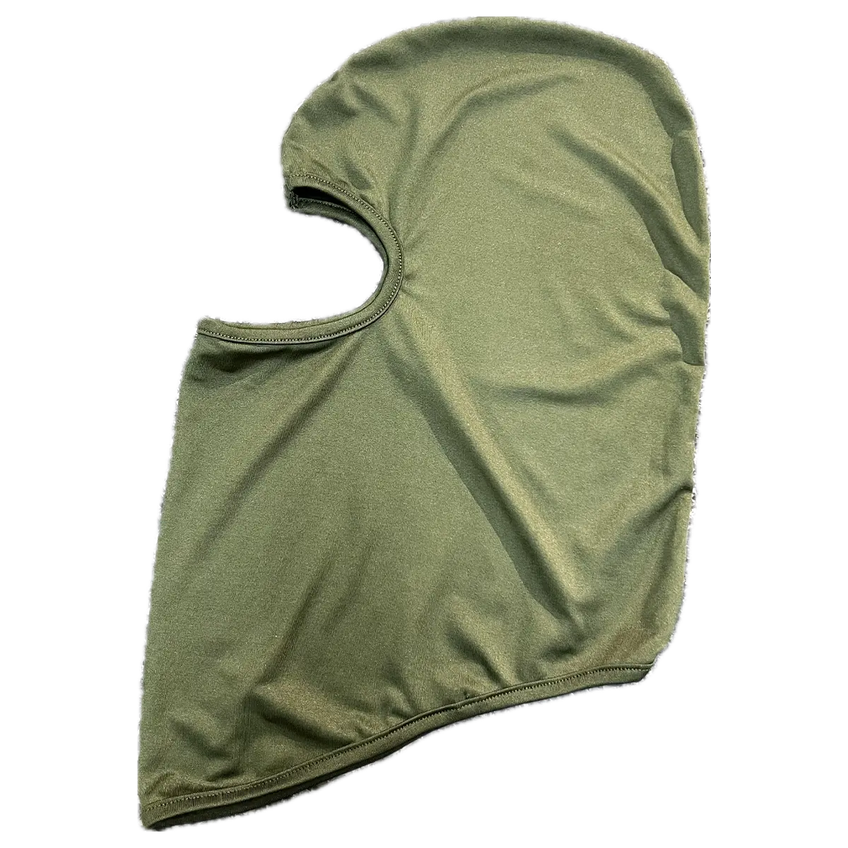 Olive Green motorcycle balaclava face mask for riding, providing full head and neck coverage.