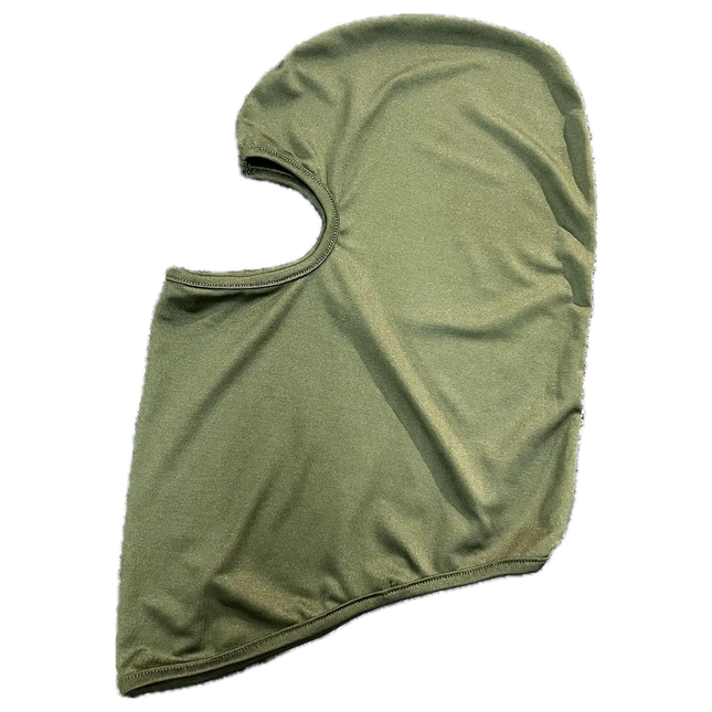 Olive Green motorcycle balaclava face mask for riding, providing full head and neck coverage.