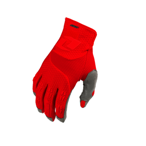 ONE Industries X-197 Youth Gloves Red, back of hand