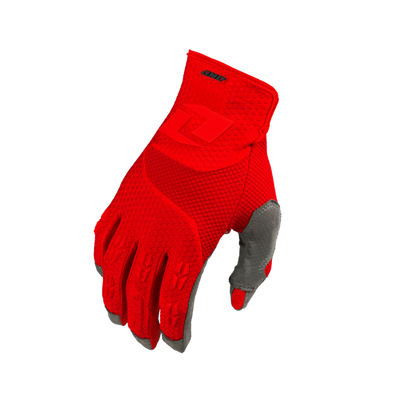 ONE Industries X-197 Youth Gloves Red, back of hand