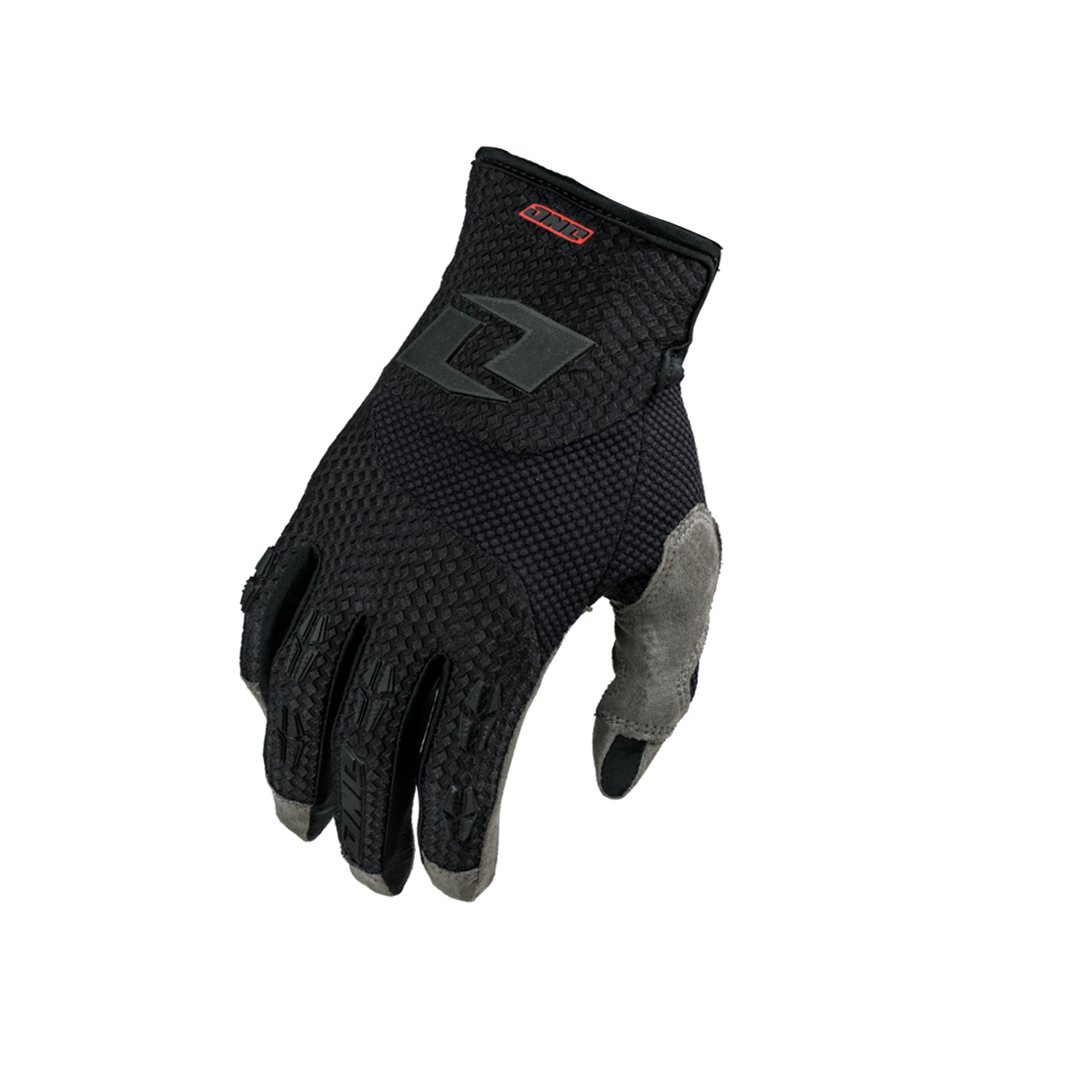 ONE Industries X-197 Youth Gloves Black, back of hand