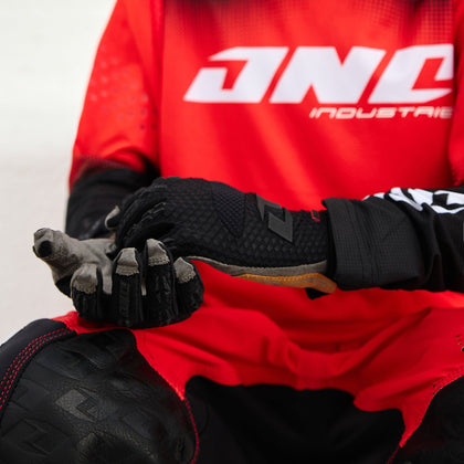 ONE Industries X-197 Youth Gloves Black, manufacturer detail photograph
