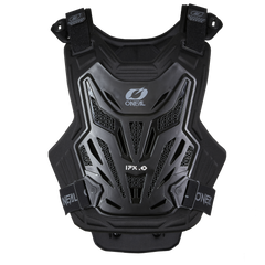 O'Neal Youth Split Chest Protector black, front view