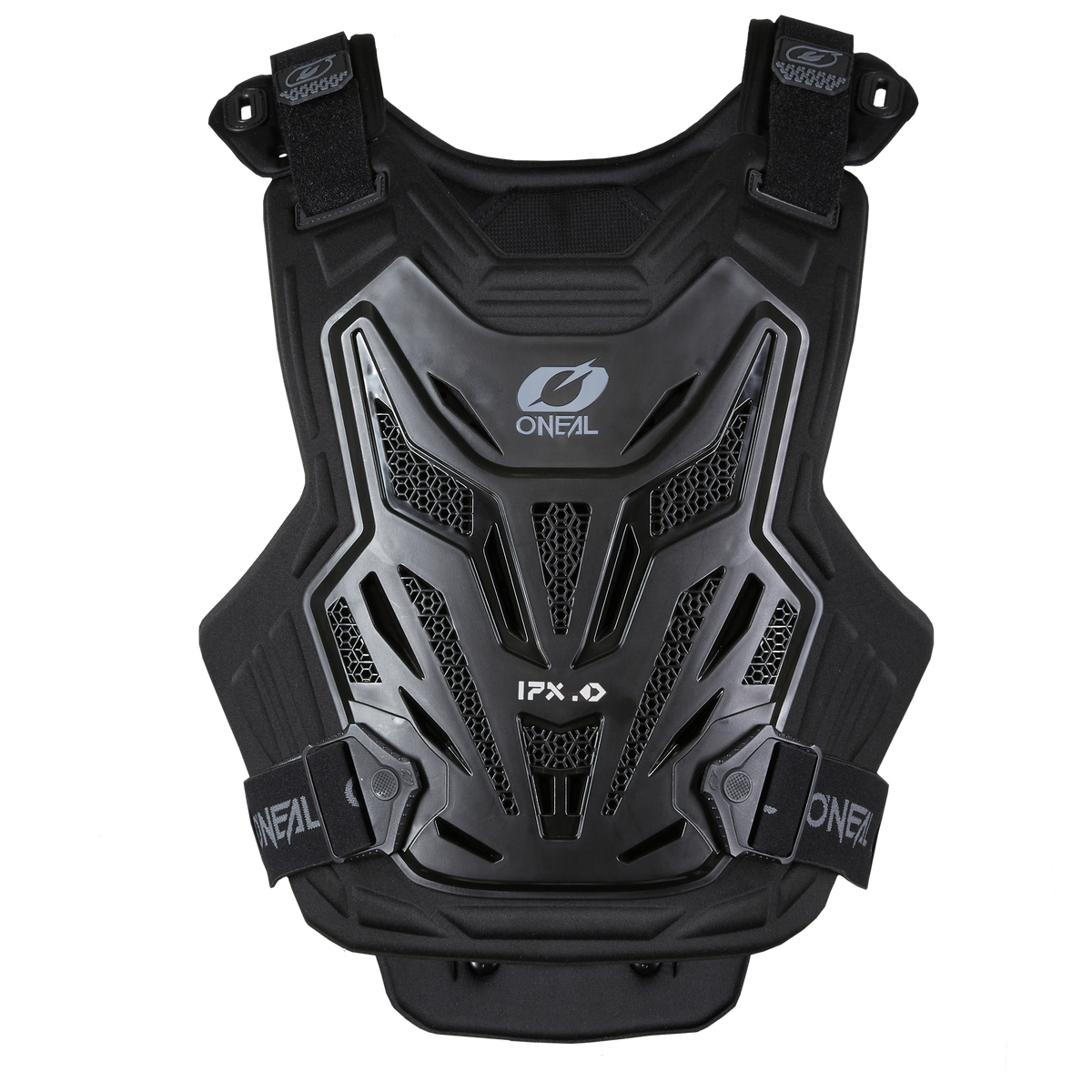 O'Neal Youth Split Chest Protector black, front view