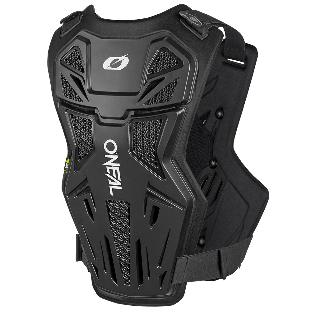 O'Neal Youth Split Chest Protector black, rear view