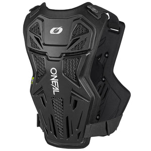 O'Neal Youth Split Chest Protector black, rear view