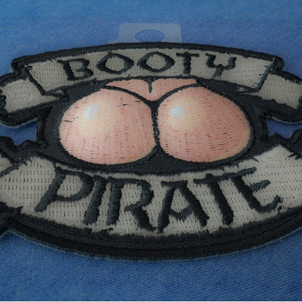 Booty Pirate patch embroidered detail