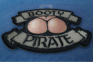 Booty Pirate patch embroidered detail