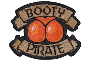 Booty Pirate embroidered novelty patch P6233