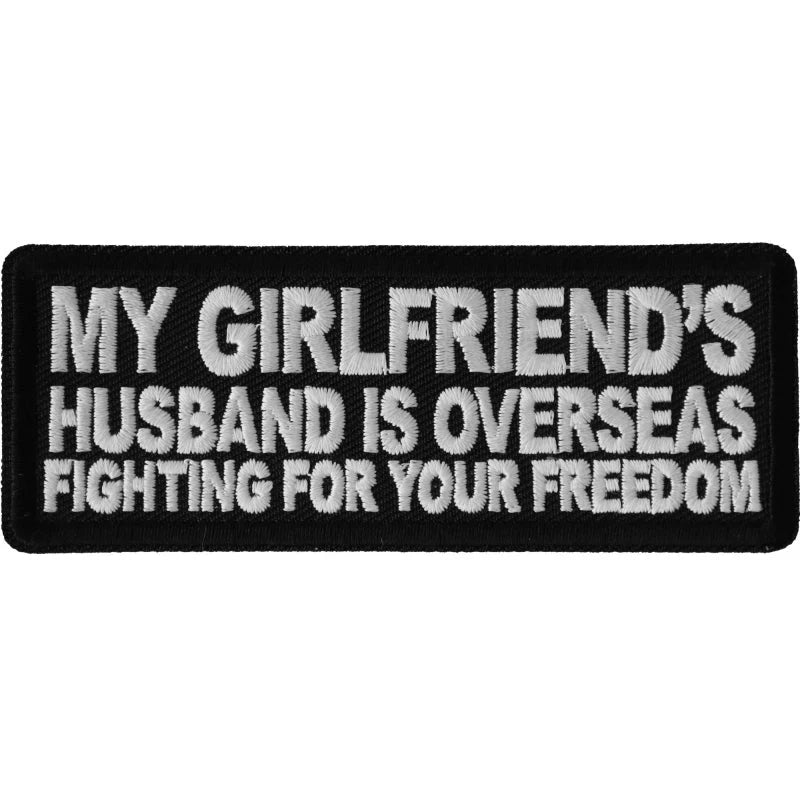 My Girlfriend's Husband Patch embroidered product photo