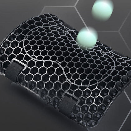 Ventilated honeycomb structure of Pillion AirGel cushion
