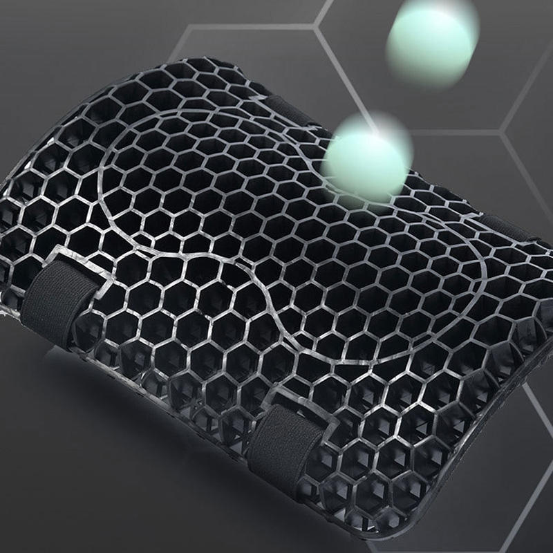 Ventilated honeycomb structure of Pillion AirGel cushion