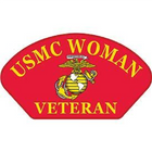 USMC Woman Veteran: Patch that says USMC Woman Veteran
