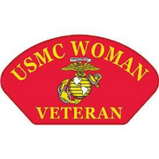 USMC Woman Veteran: Patch that says USMC Woman Veteran