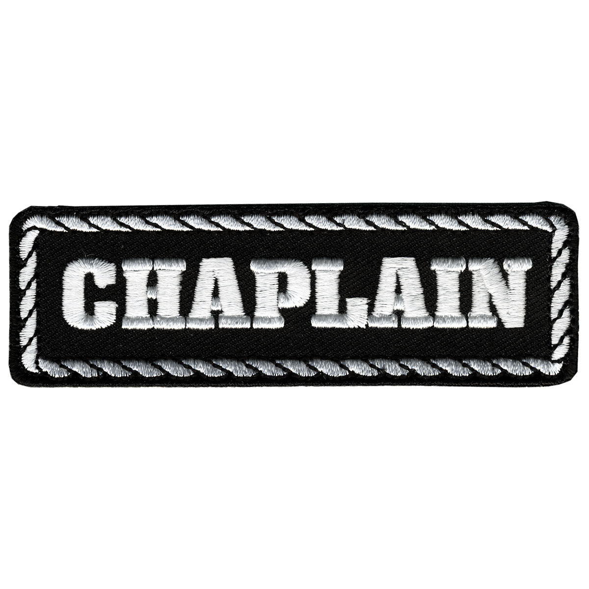 Chaplain: Patch








feature a heat- sealed backing