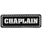 Chaplain: Patch








feature a heat- sealed backing