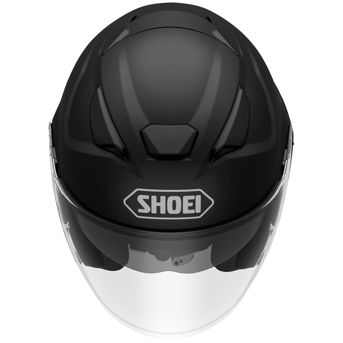 SHOEI J-Cruise 3 in Matte Black, upper angle view