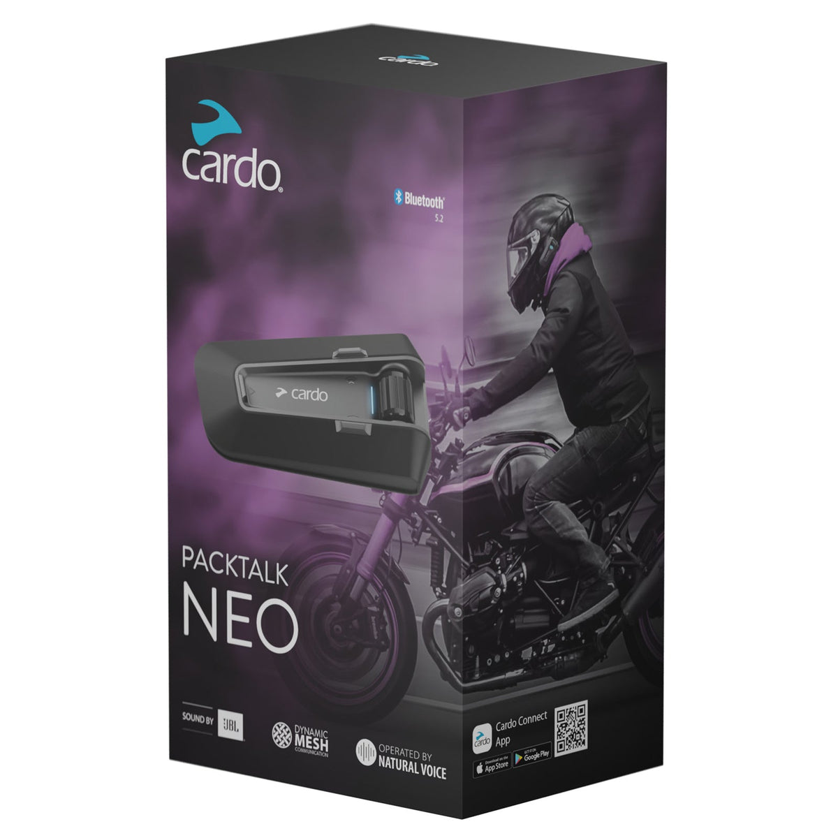 Cardo PACKTALK NEO single-unit package, front product image