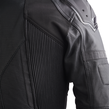 Kaneda Leather Jacket: Hit the road in style with the Kaneda Leather Jacket, featuring robust 1mm cowhide, advanced Armanox a
